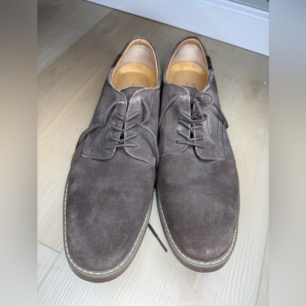G.H. Bass & Co. Brown Leather Derby Dress Shoes Men's Size 13M Preowned